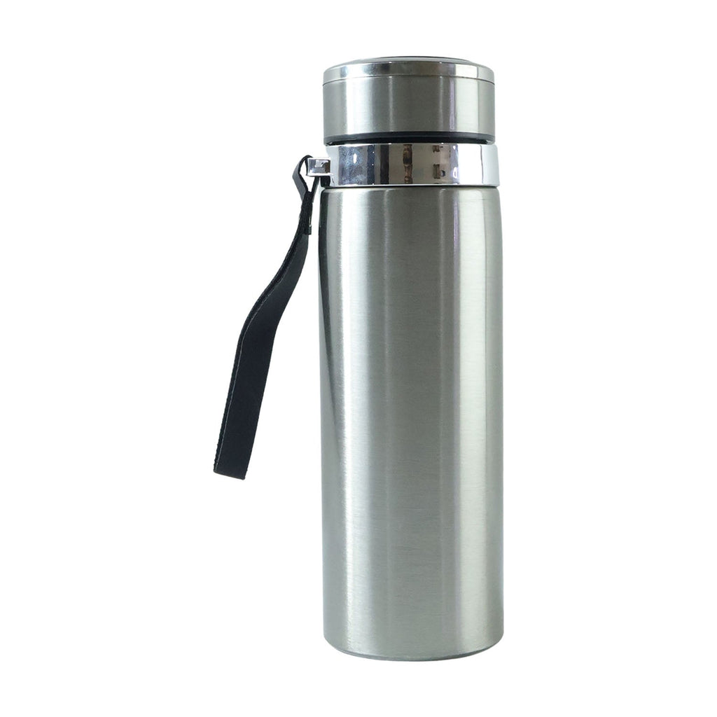Hot and cold beverage flask for travel and outdoor use