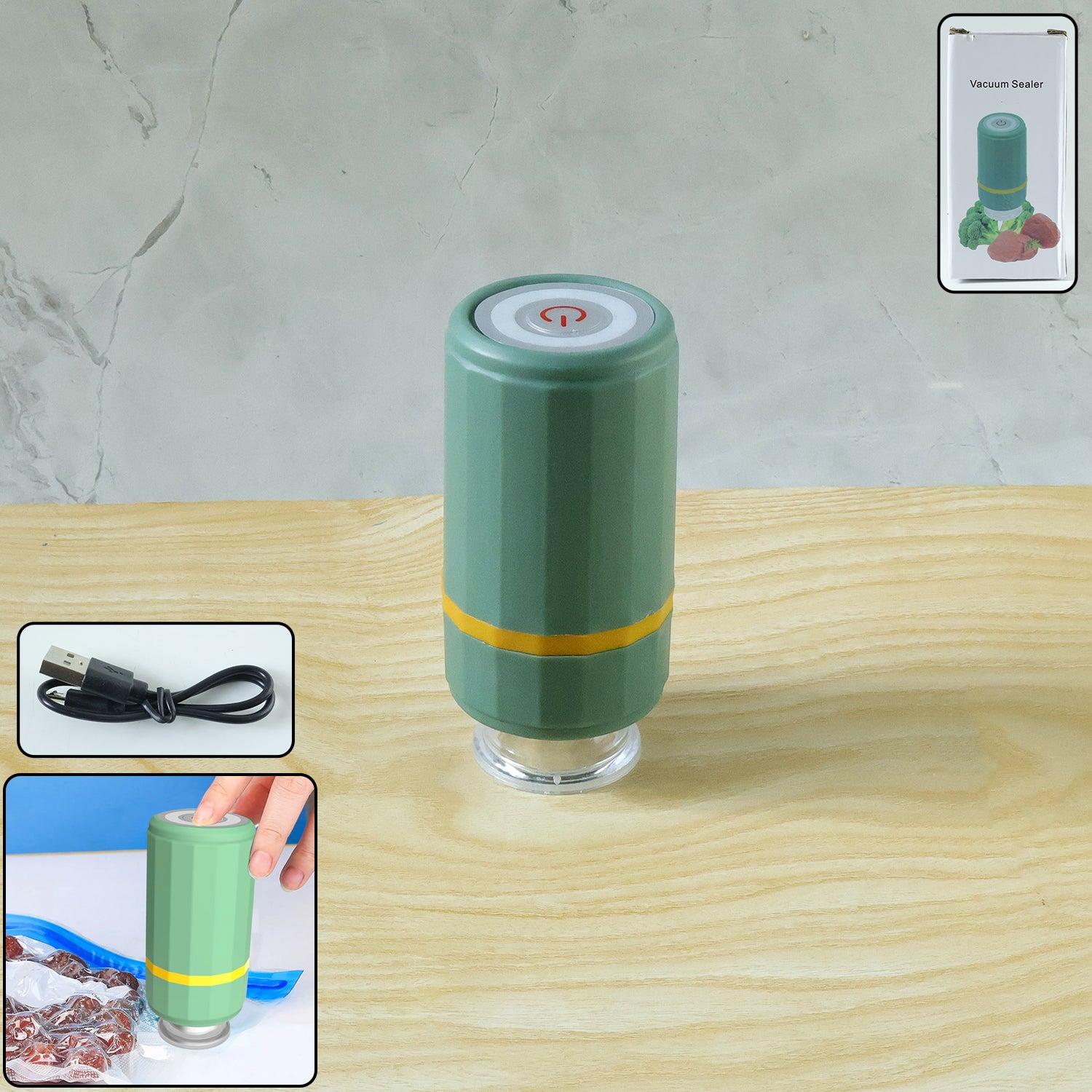 portable vacuum sealer machine for food storage