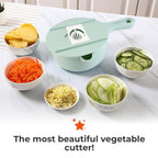Multi-function vegetable slicer with ergonomic handles