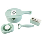 Sharp slicer blade for vegetable cutter and grater set