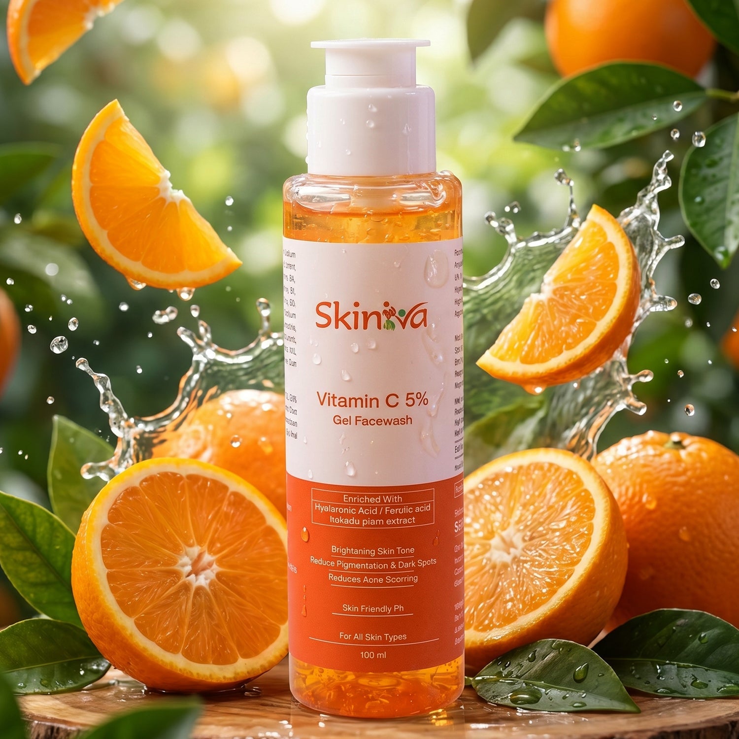 Hydrating Vitamin C facial wash gel