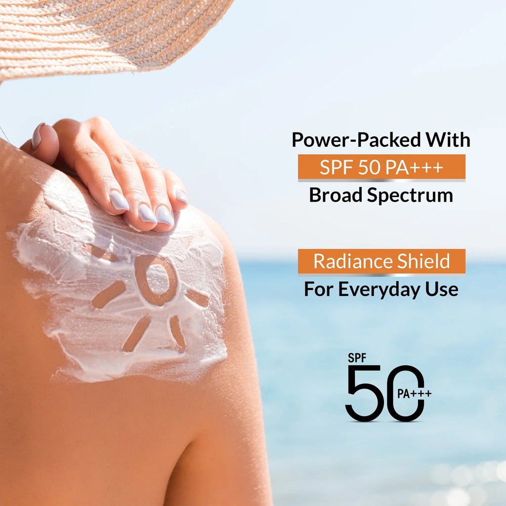 Lightweight sunscreen with Liquorice Extract to reduce dark spots