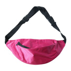 Travel pouch waist bag with front view for convenience