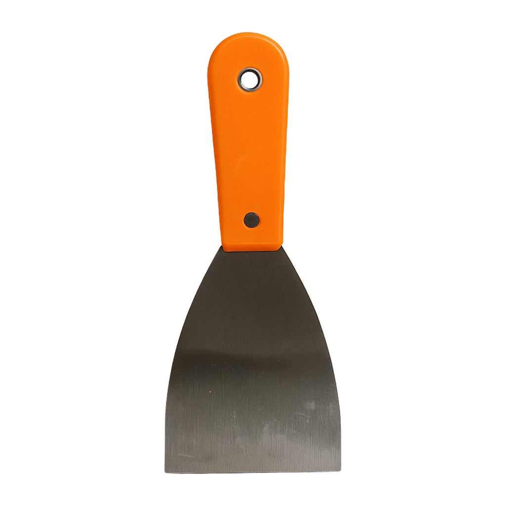 Multiple views of the versatile putty knife, highlighting its design and comfortable grip.