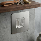 Wall hanging hook for keys and accessories with secure adhesive