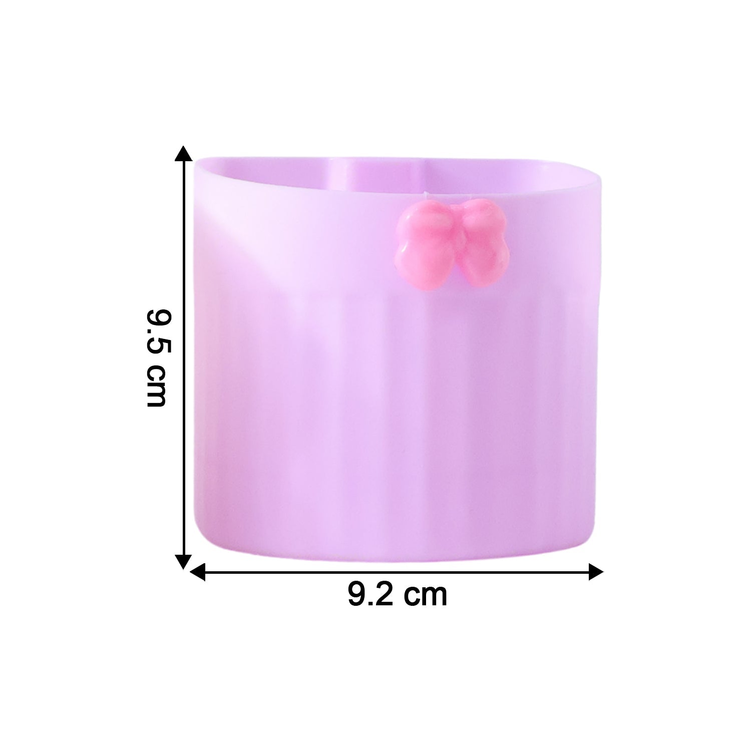 Adhesive toothbrush holder stand attached to smooth bathroom wall