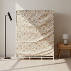 Easy to assemble fabric wardrobe with sturdy frame construction