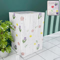 Printed waterproof top load washing machine cover protecting appliance
