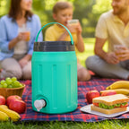 Details of insulated wall thickness of 5.5L water jug for temperature retention