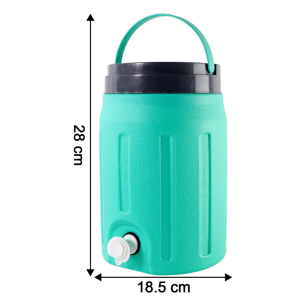 Close-up of water jug cap and handle showing quality finish