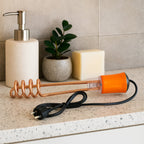 Heavy-duty power cord with 3-pin plug for water heater rod