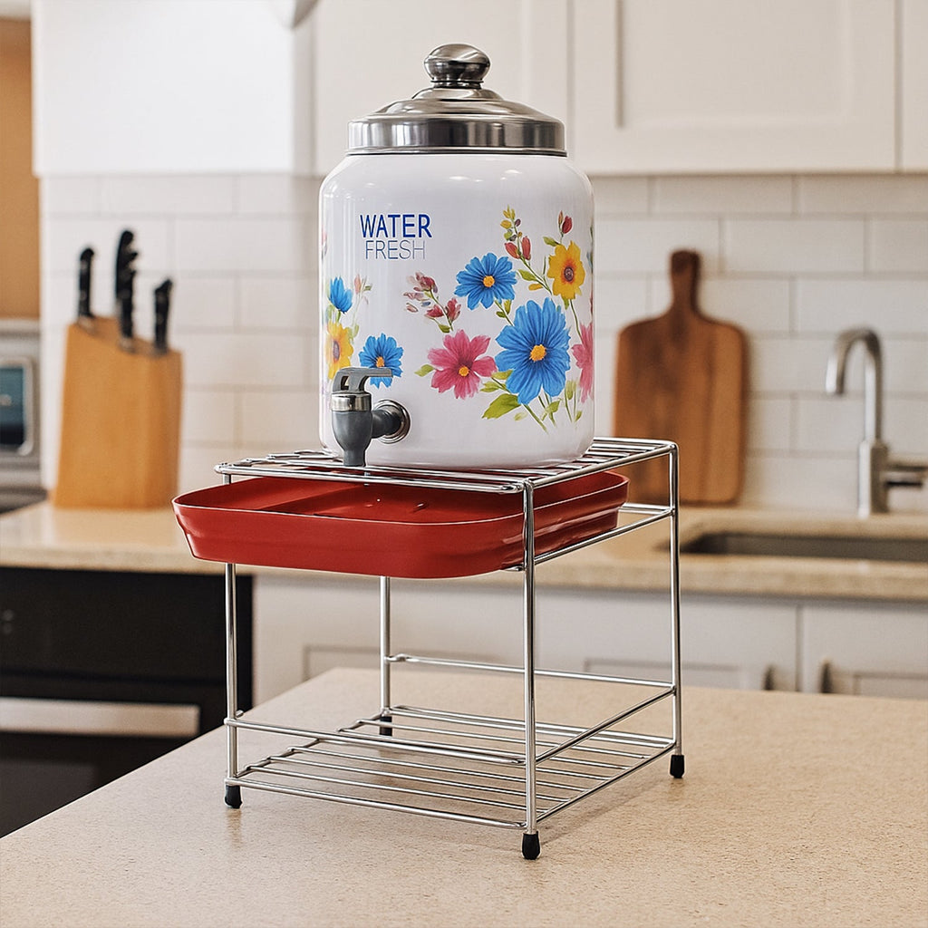 Durable stainless steel multipurpose kitchen storage stand