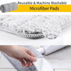 Lightweight refillable water spray mop for efficient cleaning under furniture