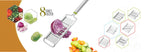 Versatile 6-in-1 kitchen cutter and slicer for daily meal prep.