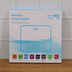 VelvaBloom digital weighing scale with packaging, indicating a new product.