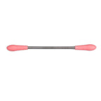 Portable facial hair removal spring, highlighting its travel-friendly size.