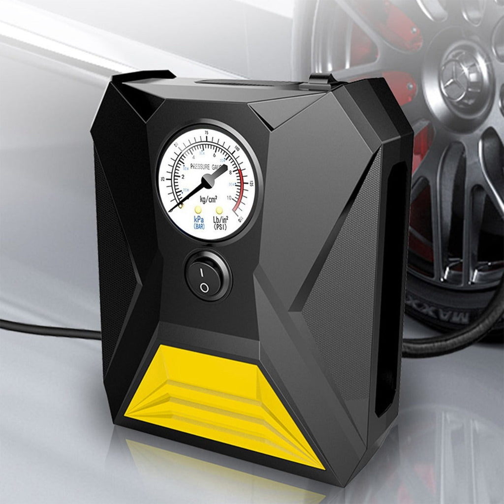 Rapid portable car tyre inflator with digital display.
