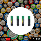 RaceCore AA Alkaline Batteries shown in a device, highlighting their non-rechargeable nature.
