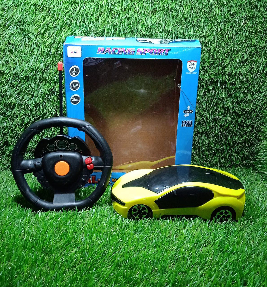 Packaging of the cool remote control car for kids, ready for gifting.