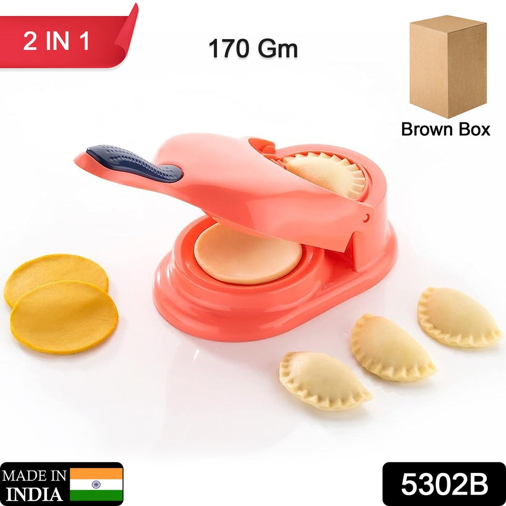 A person using the Gujiya maker to create a perfectly shaped dumpling with ease.