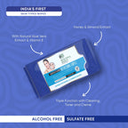 ClearGlow face wipes from Beautiful Basics, designed for clear and healthy skin.