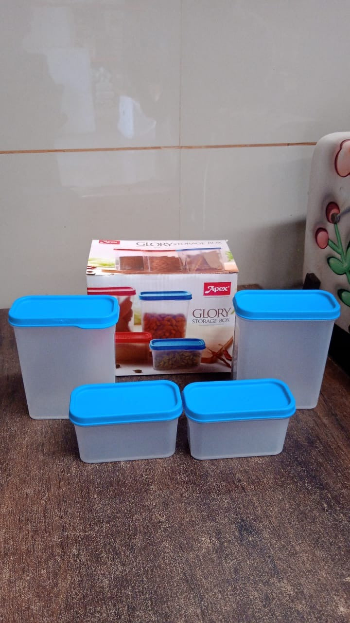 Apex Glory kitchen storage container set with BPA-free airtight lids
