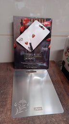 Stainless steel cutting board with rust-proof and odor-resistant surface