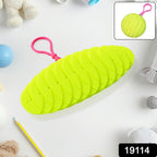 Worm fidget toy hanging from a backpack for portable stress relief