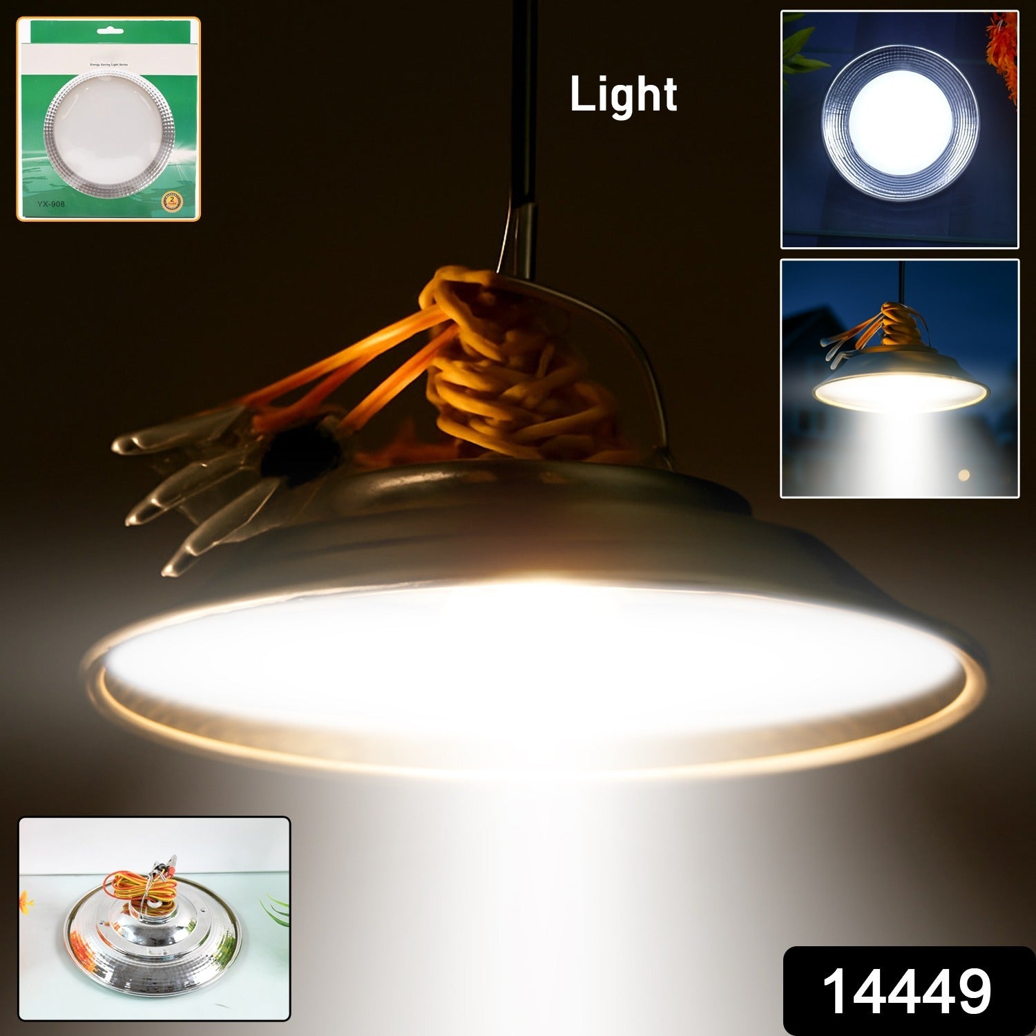 Gift friendly portable hanging LED lamp for indoor and outdoor use