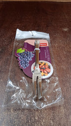 Packaged Apex stainless steel fruit fork set ready for sale