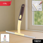 Ritu glass wiper in use cleaning a glass window