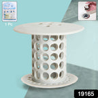 Flexible tub drain strainer with hair stopper for shower and sink