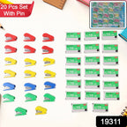 No.10 mini stapler set including colorful staplers and staple pins