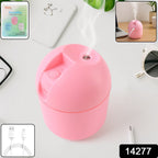 Portable USB Mini Air Humidifier in use providing cool mist for dry air relief
