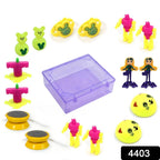 Assorted push & go toys in a friction powered toy vehicles combo set.