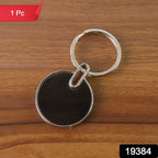 Matte black metal key organizer ring for stylish key storage