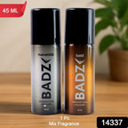 BADZ men's body spray featuring long-lasting deodorant fragrance