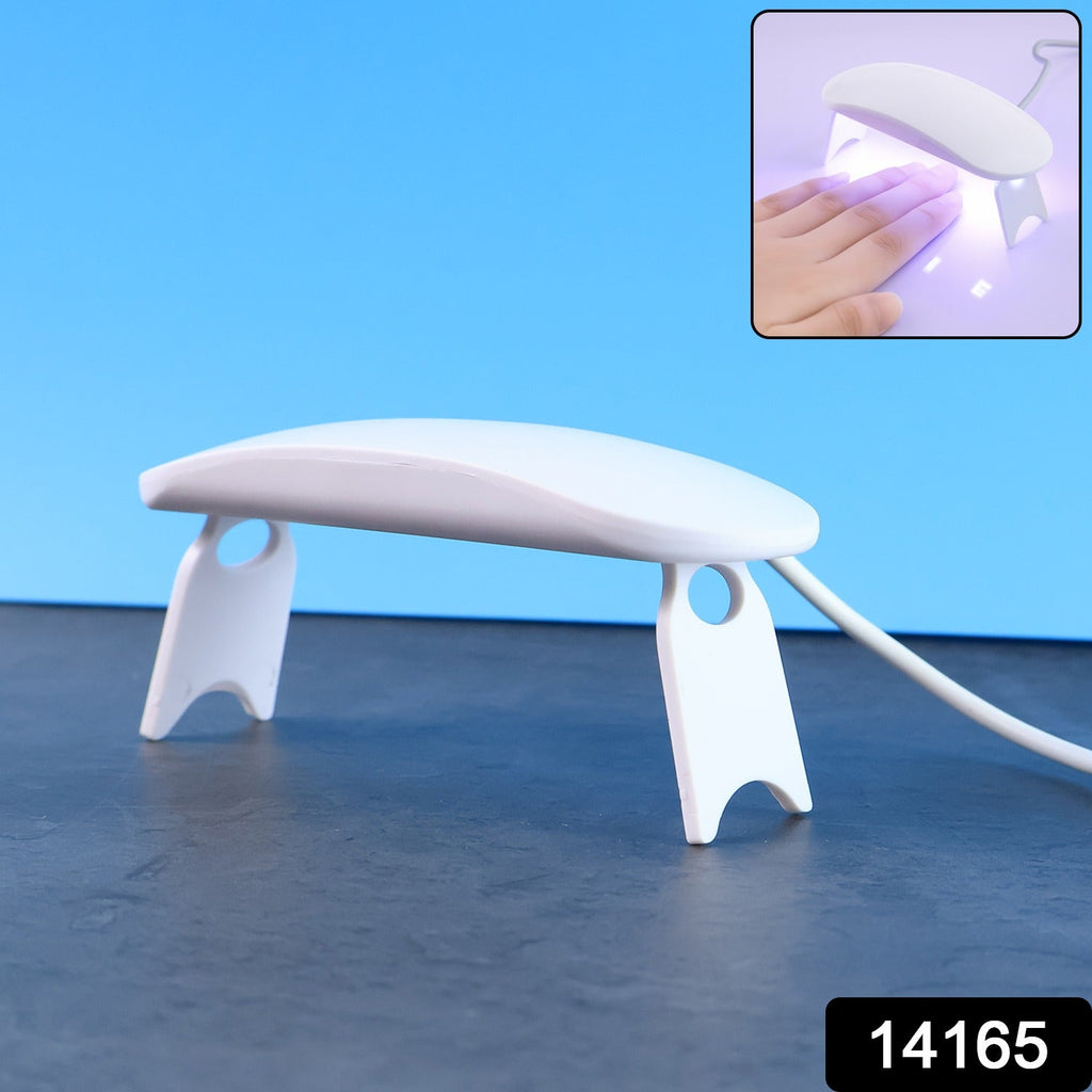 Portable UV LED nail curing lamp for on-the-go use