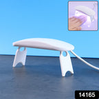Portable UV LED nail curing lamp for on-the-go use