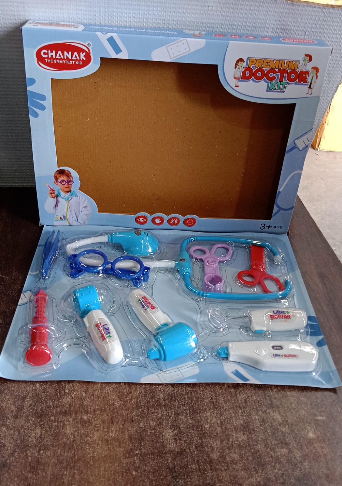 Children enjoying the Aditi Premium Doctor Kit during pretend play