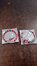 Ethnic styled beaded bracelet displayed for festive wear and gifting