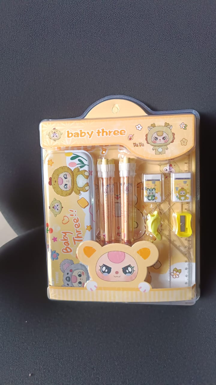 Kids stationery set packaged as a gift-ready back-to-school kit