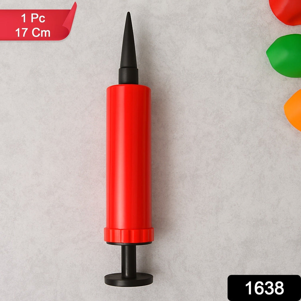 Manual balloon air pump inflating party balloons efficiently