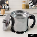 Household grease separator pot for filtering cooking oil