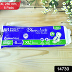 Ultra-thin Blue Lady Sanitary Pad front view for comfortable heavy flow days