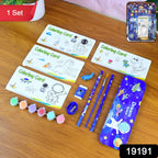 Complete kids stationery gift set with pencils and pencil box