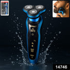 Waterproof cordless electric shaver for men grooming