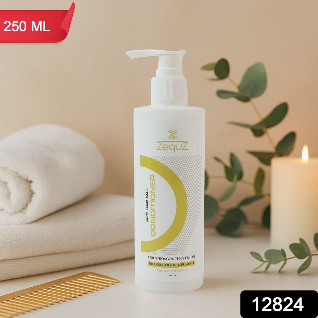Close-up of creamy texture of anti hair fall conditioner