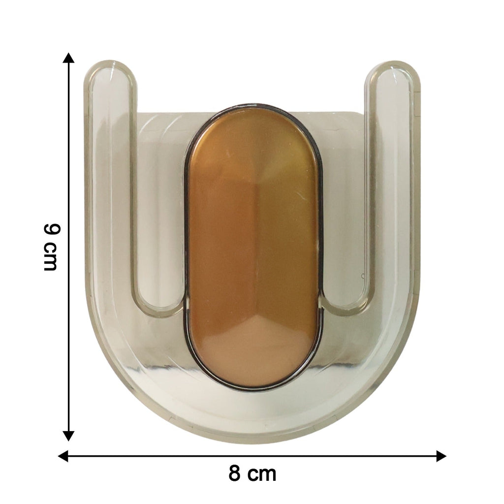 Wall slipper organizer holder with compact U-shaped slot for slippers