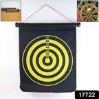Dart board game with magnetic safety darts for family entertainment